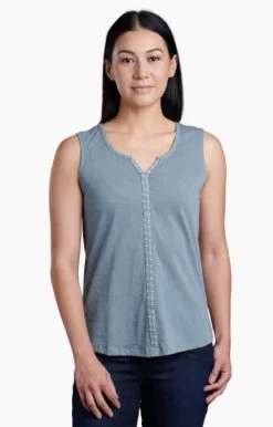 Shay Tank - Women's 12 Shay Tank - Women's -Outdoor Clothing Shop 1036010769 Kuhl ShayTank Eucalyptus Wmns Front