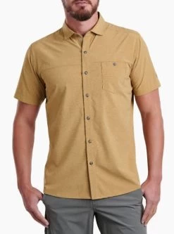 Optimizr Short-Sleeve - Men's 12 Optimizr Short-Sleeve - Men's -Outdoor Clothing Shop 1036011028 Kuhl OptimizrShortSleeve HoneyMaple Mens Front