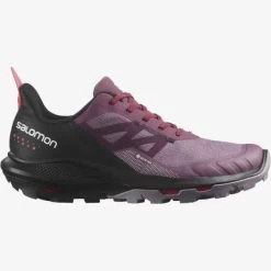Salomon Outpulse GTX - Women's -Outdoor Clothing Shop 1036011359 Salomon OutpulseGTX TulipwoodBlackPoppyRed Wmns Side