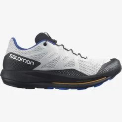 Salomon Pulsar Trail - Men's 5 Salomon Pulsar Trail - Men's -Outdoor Clothing Shop 1036011399 Salomon PulsarTrail LunarRockBlackDazzlingBlue Mens Side