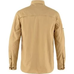 FJÄLLRÄVEN Abisko Hike Shirt Long-Sleeve - Men's 5 FJÄLLRÄVEN Abisko Hike Shirt Long-Sleeve - Men's -Outdoor Clothing Shop 1036011713 Fjallraven AbiskoHikeShirtLS DuneBeige Mens Rear